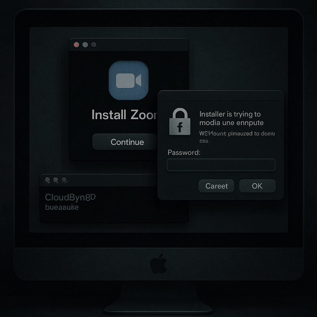 Mac Users Targeted by CloudSyncD: Malware Disguised as Zoom Installer