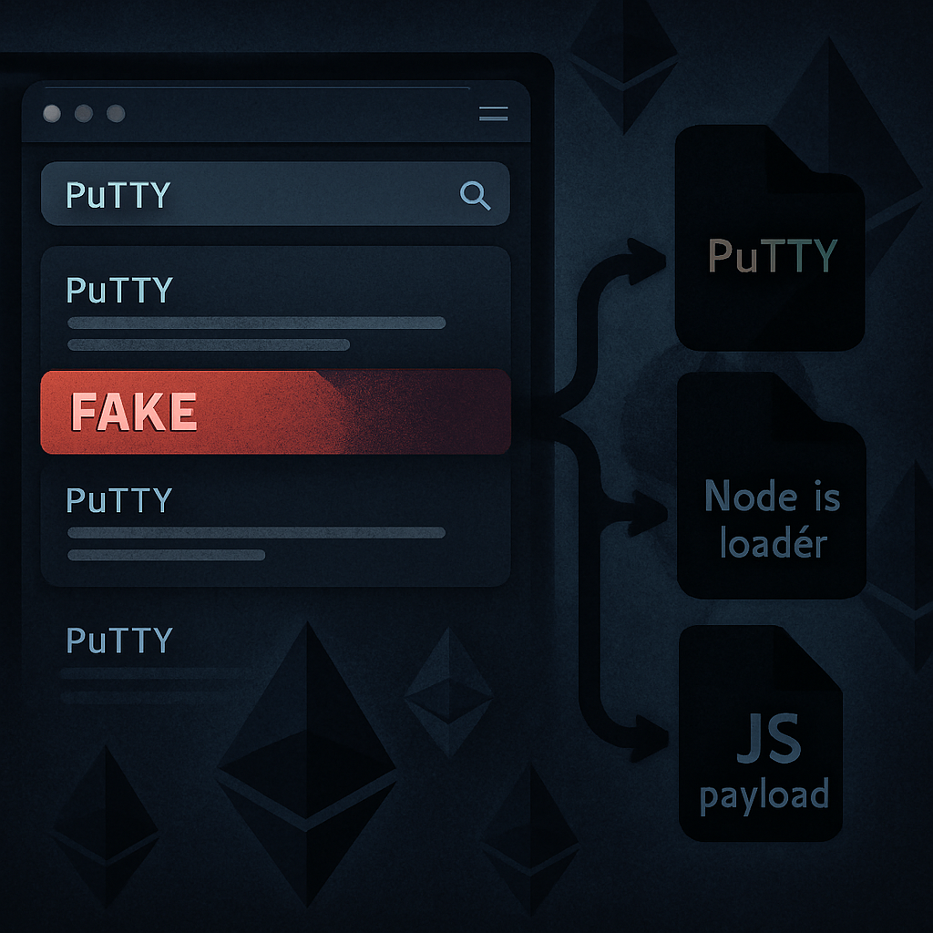 Malware Hide-in-Plain-Sight: Hackers Use Fake Google Search Result to Infect IT Admins via PuTTY Installer