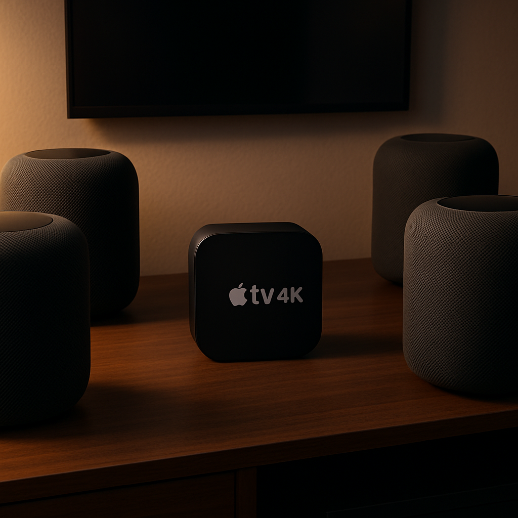 Apple TV 4K Gains Support for Four-Speaker HomePod Surrounds in tvOS 27.2 RC