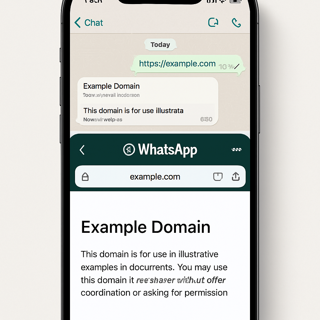 WhatsApp May Let iPhone Users Open All Links In-App Soon