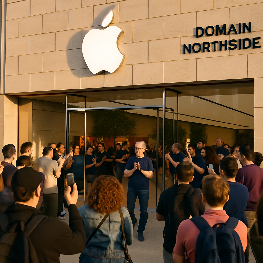 John Ternus Leads iPhone Duo Launch at Apple’s Austin Store