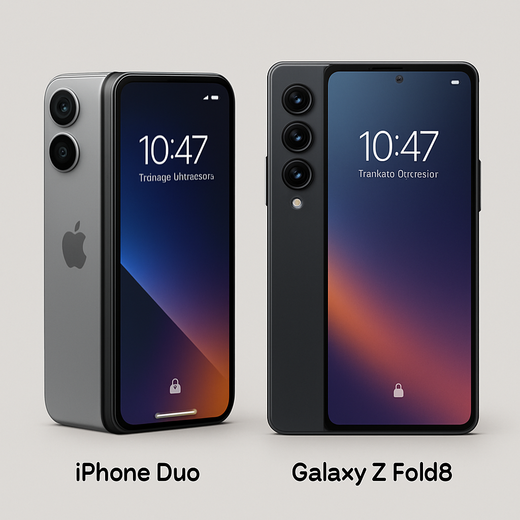 iPhone Duo Limits Small Display—Galaxy Z Fold 8 Doesn’t