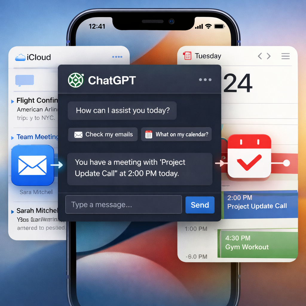 ChatGPT Adds iCloud Mail & Calendar Plugins—Here’s What’s New